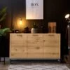Urban Industrial Oak Large 3 Door Sideboard -Furniture Sale Shop ie ls 1