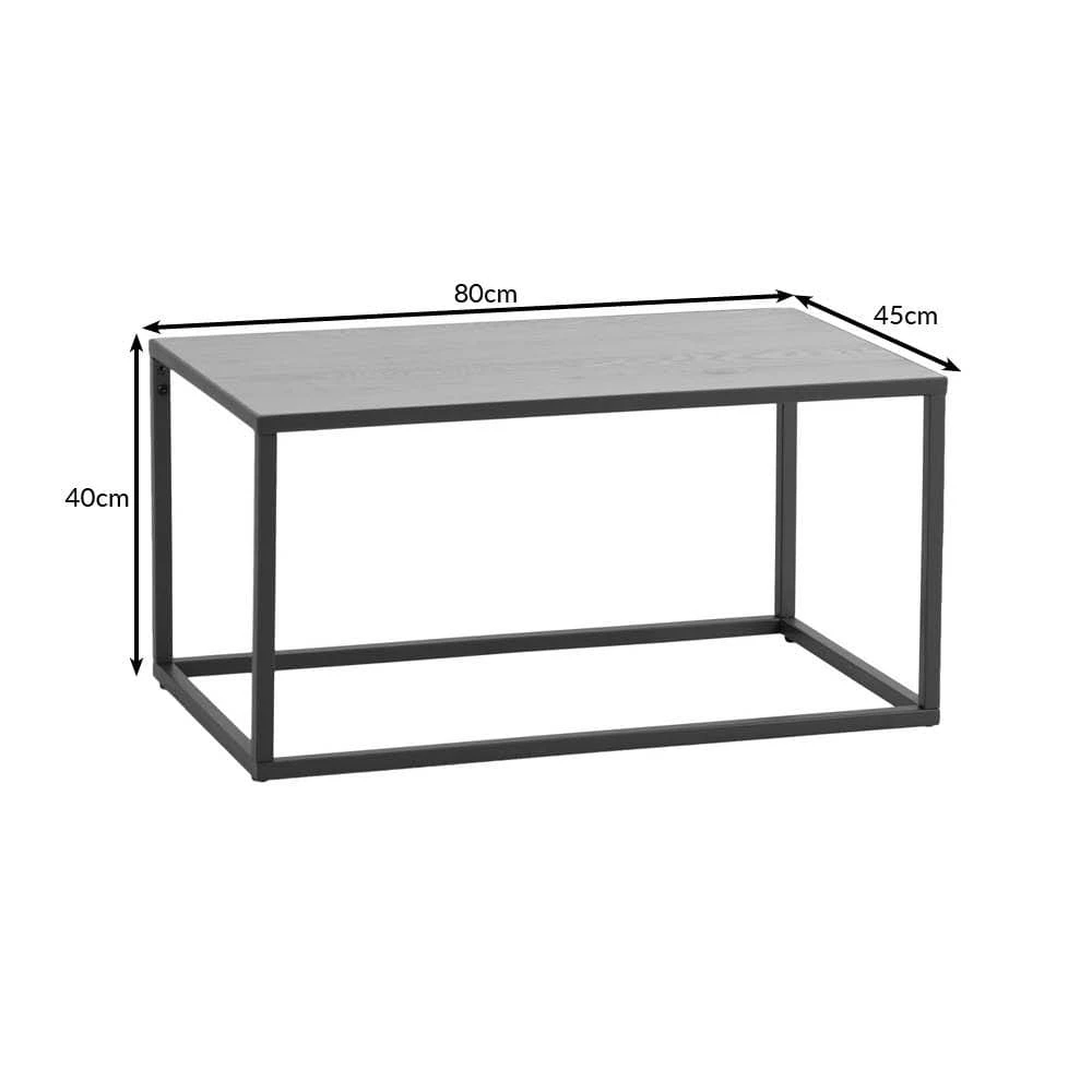 Urban Industrial Oak Small Coffee Table 10 Urban Industrial Oak Small Coffee Table - Image 8