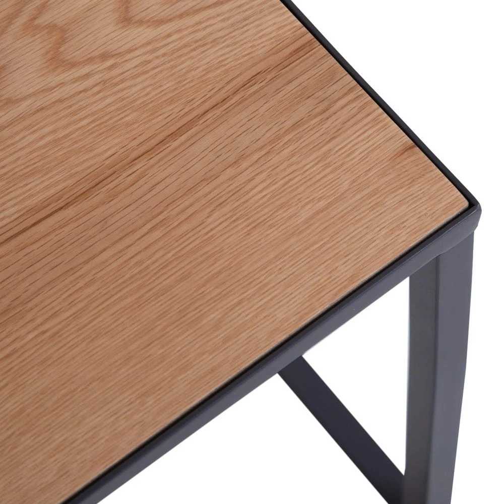 Urban Industrial Oak Small Coffee Table 6 Urban Industrial Oak Small Coffee Table - Image 4