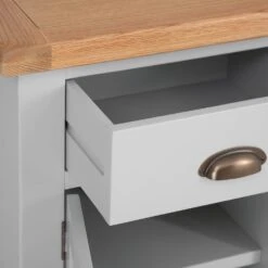 Hampshire Grey Painted Oak Large Sideboard Wine Rack 22 Hampshire Grey Painted Oak Large Sideboard Wine Rack -Furniture Sale Shop img 0700