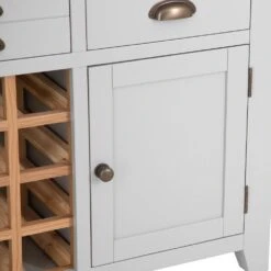 Hampshire Grey Painted Oak Large Sideboard Wine Rack 29 Hampshire Grey Painted Oak Large Sideboard Wine Rack -Furniture Sale Shop img 0707