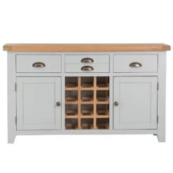Hampshire Grey Painted Oak Large Sideboard Wine Rack 30 Hampshire Grey Painted Oak Large Sideboard Wine Rack -Furniture Sale Shop img 0711