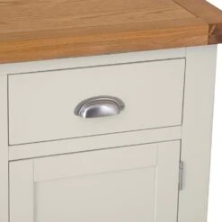 Hampshire Ivory Painted Oak Small Sideboard Wine Rack -Furniture Sale Shop img 0924