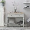 Ashbourne Grey Painted 2 Drawer Console Table 2 Ashbourne Grey Painted 2 Drawer Console Table -Furniture Sale Shop img 16751