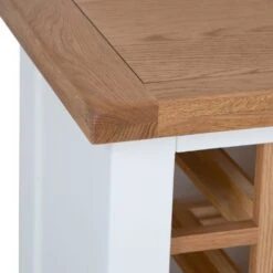 Hampshire White Painted Oak Small Sideboard Wine Rack -Furniture Sale Shop img 2197ham 41