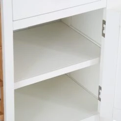 Hampshire White Painted Oak Small Sideboard Wine Rack -Furniture Sale Shop img 2197ham 44