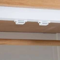 Hampshire White Painted Oak 2 Door Wardrobe With Drawer -Furniture Sale Shop img 3774