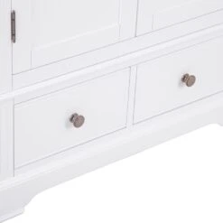 Banbury White Painted 2 Door Wardrobe With Drawers 25 Banbury White Painted 2 Door Wardrobe With Drawers -Furniture Sale Shop img 6393