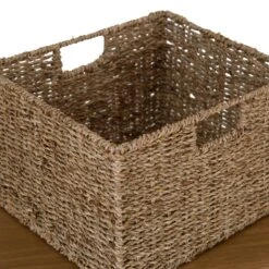 Rutland Painted Oak 3 Drawer 6 Wicker Basket Cabinet -Furniture Sale Shop img 7185123 3