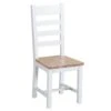 Suffolk White Painted Oak Ladderback Chair With Wooden Seat 2 Suffolk White Painted Oak Ladderback Chair With Wooden Seat -Furniture Sale Shop img 7612 x
