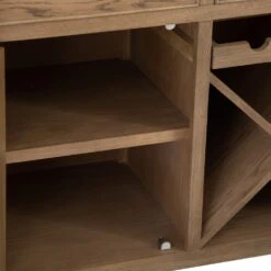 Wessex Smoked Oak Large Sideboard Wine Rack -Furniture Sale Shop img 7692