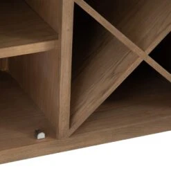 Wessex Smoked Oak Large Sideboard Wine Rack -Furniture Sale Shop img 7693