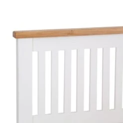 Hampshire White Painted Oak King Size Bed Frame High Foot End -Furniture Sale Shop img 94201
