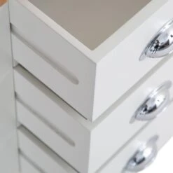 Chester White Painted Oak Large Bedside Table -Furniture Sale Shop img 95172 12