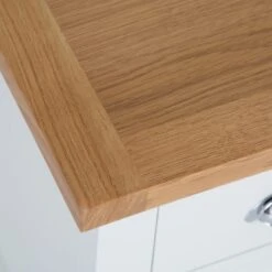 Chester White Painted Oak Large Bedside Table -Furniture Sale Shop img 95172 13