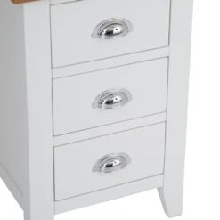 Chester White Painted Oak Large Bedside Table -Furniture Sale Shop img 95172 16