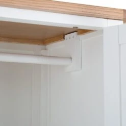 Chester White Painted Oak 2 Door Wardrobe With Drawer -Furniture Sale Shop img 95172 30