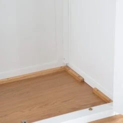 Chester White Painted Oak 2 Door Wardrobe With Drawer -Furniture Sale Shop img 95172 33