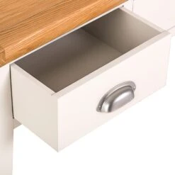 Hampshire Ivory Painted Oak Coffee Table With Drawers -Furniture Sale Shop kel p07 4