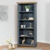 Hampshire Blue Painted Oak Large Bookcase -Furniture Sale Shop kel p27 73 inspo
