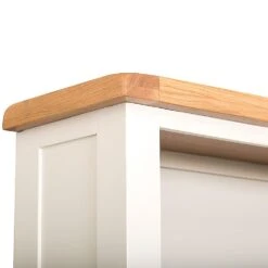 Hampshire Ivory Painted Oak Large Bookcase -Furniture Sale Shop kel p27 3