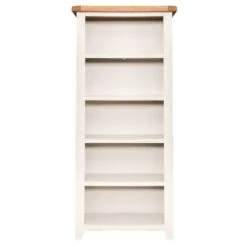 Hampshire Ivory Painted Oak Large Bookcase -Furniture Sale Shop kel p27 6