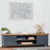 Hampshire Blue Painted Oak Extra Large TV Unit -Furniture Sale Shop kel p32 73 inspo