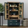 Hampshire Blue Painted Oak Large Larder Unit 1 Hampshire Blue Painted Oak Large Larder Unit -Furniture Sale Shop larl pblue ls