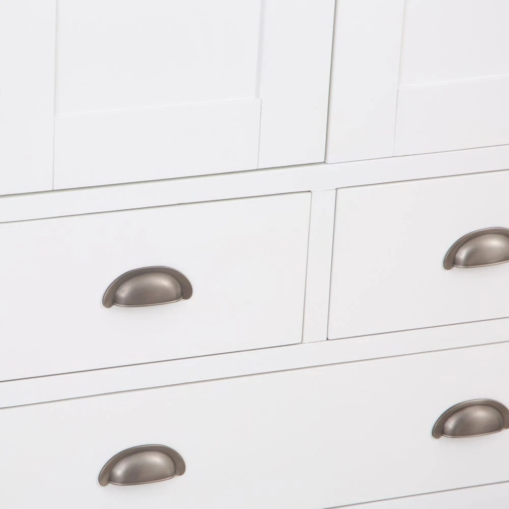 Hampshire White Painted Oak Large Larder Unit 15 Hampshire White Painted Oak Large Larder Unit - Image 13