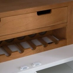 Hampshire White Painted Oak Large Larder Unit 29 Hampshire White Painted Oak Large Larder Unit -Furniture Sale Shop larl pwhite ls 3