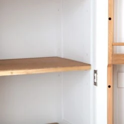 Hampshire White Painted Oak Large Larder Unit 23 Hampshire White Painted Oak Large Larder Unit -Furniture Sale Shop larl pwhite ls 5