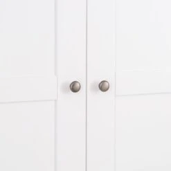 Hampshire White Painted Oak Large Larder Unit 28 Hampshire White Painted Oak Large Larder Unit -Furniture Sale Shop larl pwhite ls 9