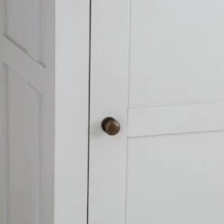 Hampshire Grey Painted Oak Slim Larder Cupboard -Furniture Sale Shop lars pgrey 11