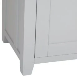 Hampshire Grey Painted Oak Slim Larder Cupboard -Furniture Sale Shop lars pgrey 12