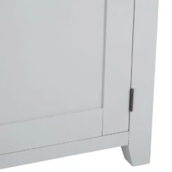 Hampshire Grey Painted Oak Slim Larder Cupboard -Furniture Sale Shop lars pgrey 13