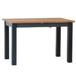 Salisbury Blue Painted Oak 1.2m Butterfly Extending Dining Table 23 Salisbury Blue Painted Oak 1.2m Butterfly Extending Dining Table -Furniture Sale Shop lp 12bet b 1