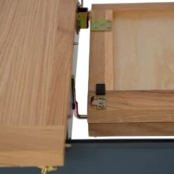 Salisbury Blue Painted Oak 1.2m Butterfly Extending Dining Table 40 Salisbury Blue Painted Oak 1.2m Butterfly Extending Dining Table -Furniture Sale Shop lp 12bet b 18