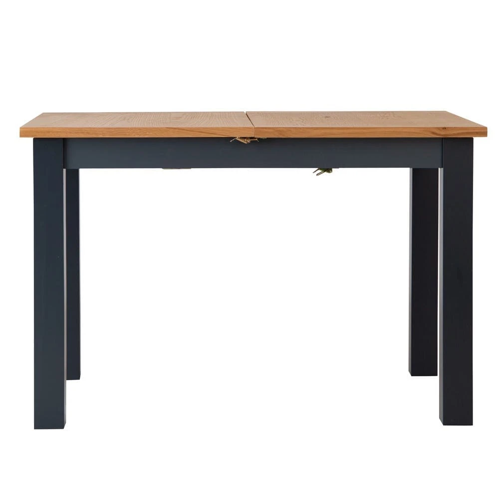 Salisbury Blue Painted Oak 1.2m Butterfly Extending Dining Table 22 Salisbury Blue Painted Oak 1.2m Butterfly Extending Dining Table - Image 20