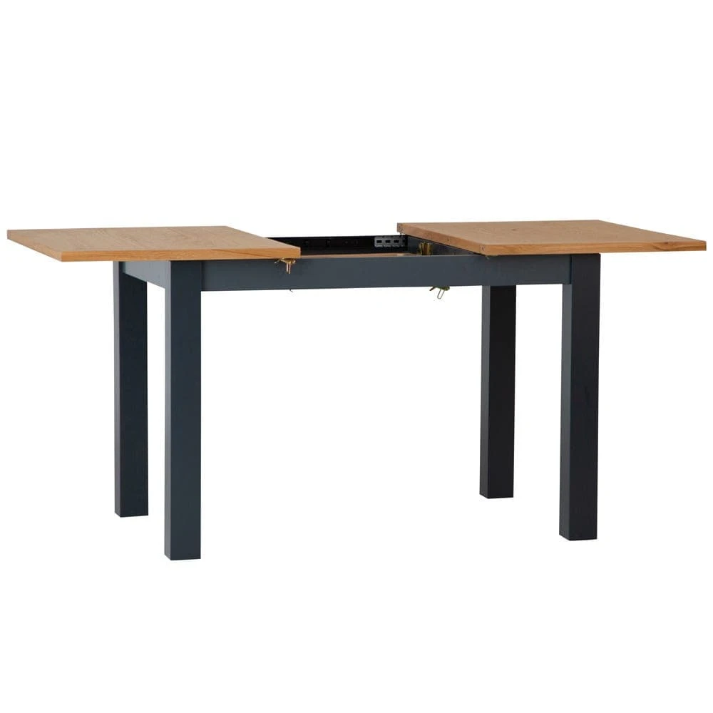 Salisbury Blue Painted Oak 1.2m Butterfly Extending Dining Table 8 Salisbury Blue Painted Oak 1.2m Butterfly Extending Dining Table - Image 6