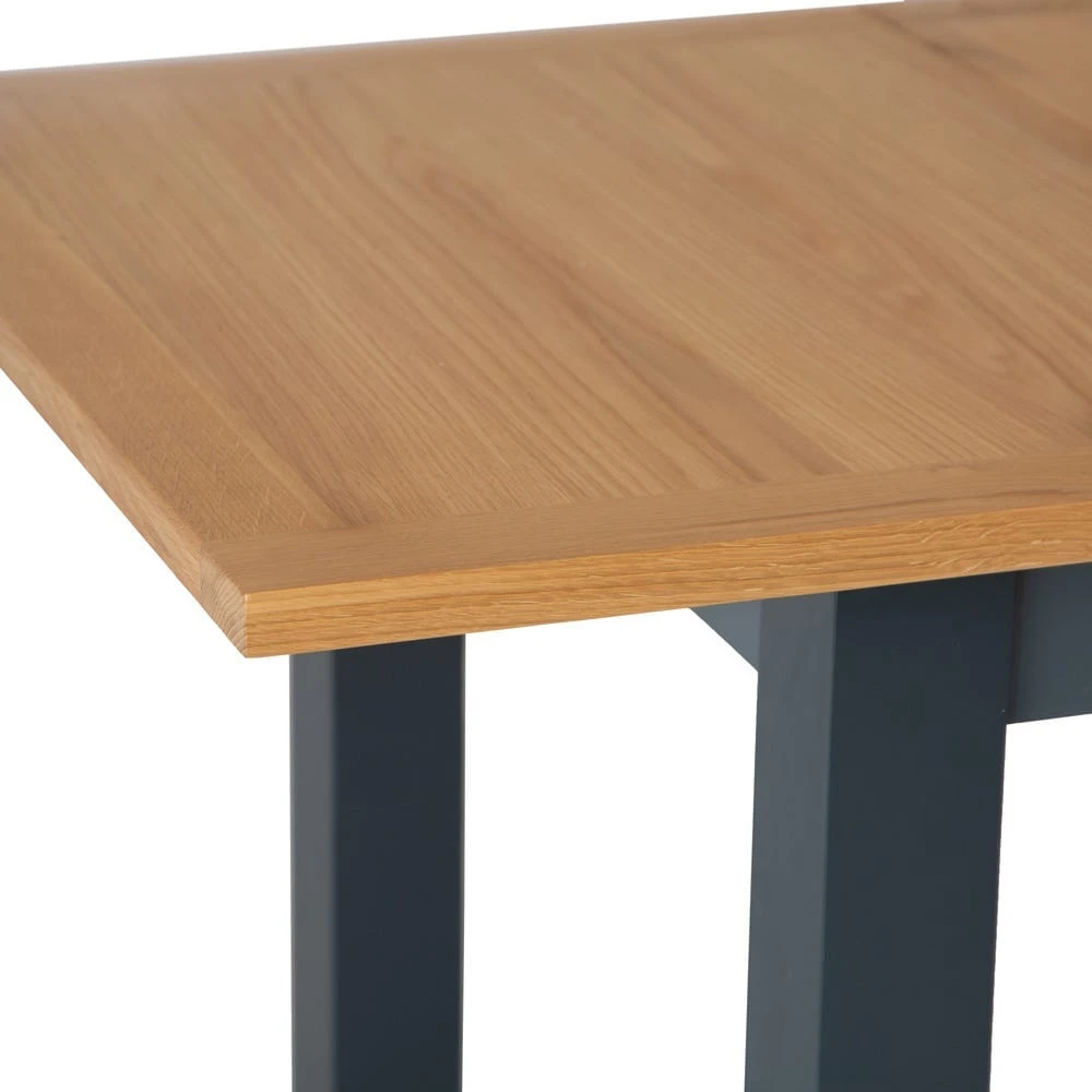 Salisbury Blue Painted Oak 1.2m Butterfly Extending Dining Table 20 Salisbury Blue Painted Oak 1.2m Butterfly Extending Dining Table - Image 18