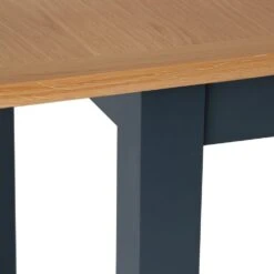 Salisbury Blue Painted Oak 1.5m Butterfly Extending Dining Table -Furniture Sale Shop lp 15bet b 11