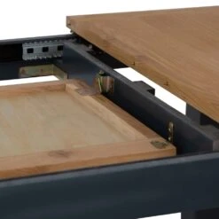 Salisbury Blue Painted Oak 1.5m Butterfly Extending Dining Table -Furniture Sale Shop lp 15bet b 19