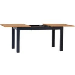 Salisbury Blue Painted Oak 1.5m Butterfly Extending Dining Table -Furniture Sale Shop lp 15bet b 2