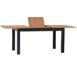 Salisbury Blue Painted Oak 1.5m Butterfly Extending Dining Table -Furniture Sale Shop lp 15bet b 3