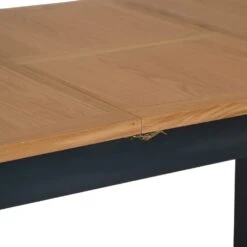 Salisbury Blue Painted Oak 1.5m Butterfly Extending Dining Table -Furniture Sale Shop lp 15bet b 9