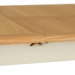 Salisbury Ivory Painted Oak 1.5m Butterfly Extending Dining Table -Furniture Sale Shop lp 15bet c 6