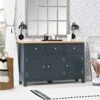 Salisbury Blue Painted Oak 3 Door Large Sideboard 2 Salisbury Blue Painted Oak 3 Door Large Sideboard -Furniture Sale Shop lp 3ds b