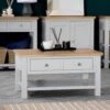 Salisbury Grey Painted Oak Coffee Table 1 Salisbury Grey Painted Oak Coffee Table -Furniture Sale Shop lp ct g
