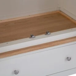 Salisbury Ivory Painted Oak 2 Door Wardrobe With Drawer -Furniture Sale Shop lp gwr c 3