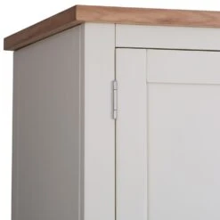 Salisbury Ivory Painted Oak 2 Door Wardrobe With Drawer -Furniture Sale Shop lp gwr c 7